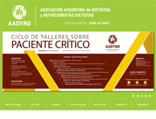 Tablet Screenshot of aadynd.org.ar